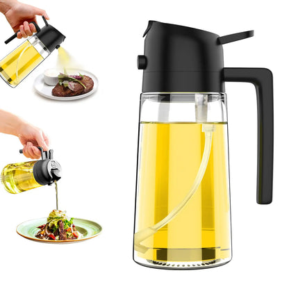Oil Spray 2-in-1 Glass Household Kitchen Oil Spray