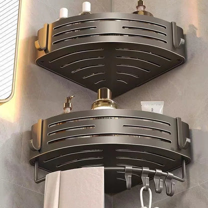 No Drill Bathroom Corner