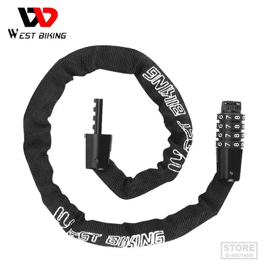 WEST BIKING Combination Bike Chain Lock