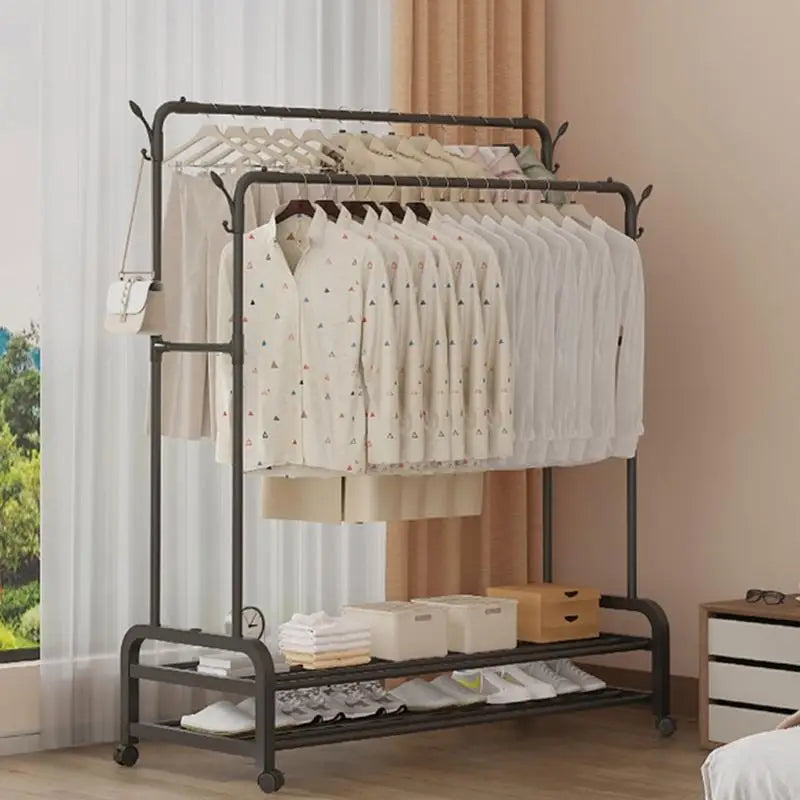 Freestanding Clothes Storage Rack