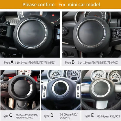 Italy Super Suede Car Steering Wheel Cover For Mini Cooper