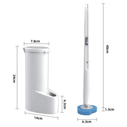 Disposable Toilet Brush Set
