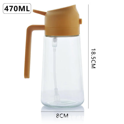Oil Spray 2-in-1 Glass Household Kitchen Oil Spray