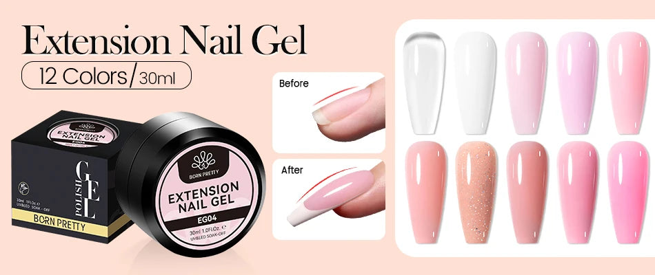 BORN PRETTY 6pcs/set Cat Magnetic Gel Nail