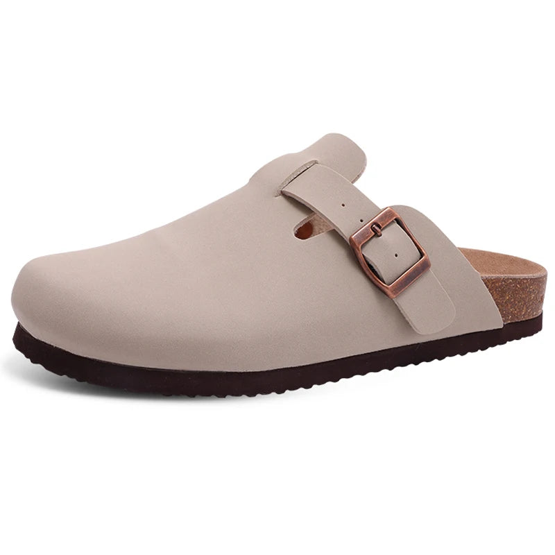 Comwarm Cork Men Clogs Slippers