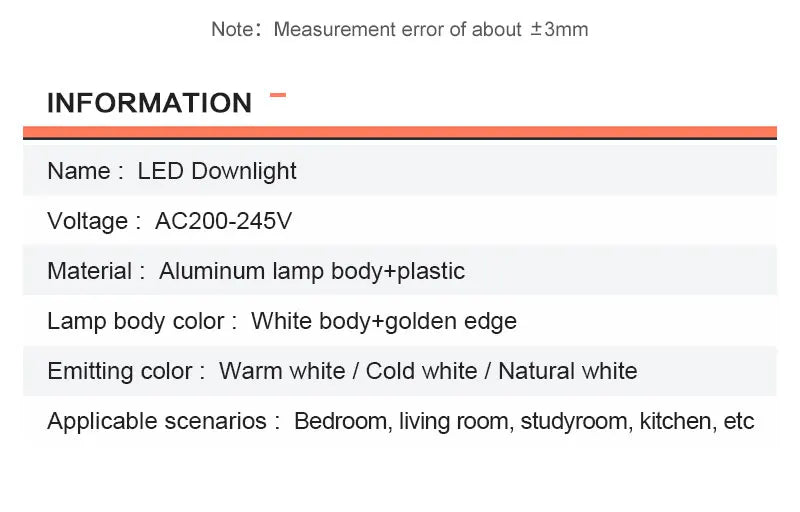 Spot LED Downlight