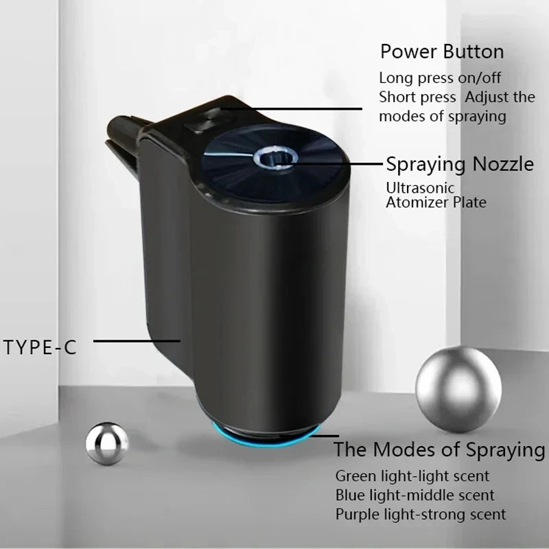 Electric Aroma Diffuser Air Freshener In The Car