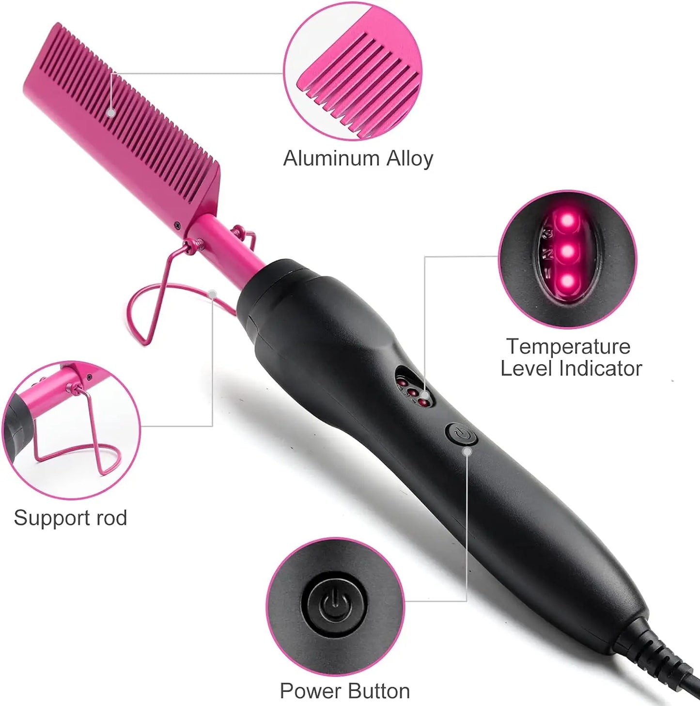 Hot Comb Hair Straightener