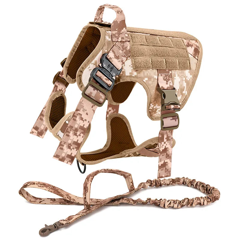 Military Large Dog Harness Pet German