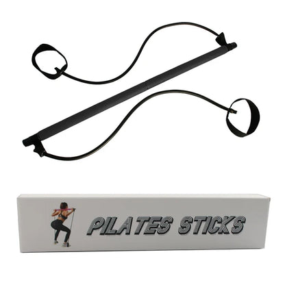 Yoga Pilates Bar Stick with Resistance Band