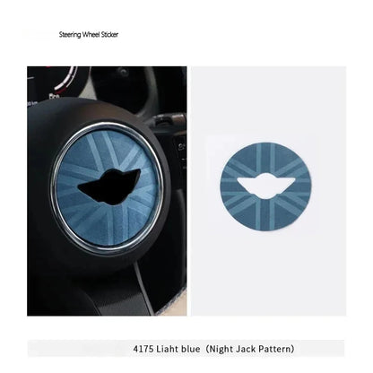 Italy Super Suede Car Steering Wheel Cover For Mini Cooper