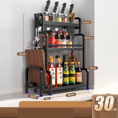 Kitchen Spice Rack Carbon Steel