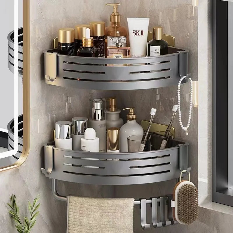 No Drill Bathroom Corner