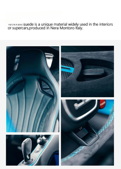 Italy Super Suede Car Steering Wheel Cover For Mini Cooper