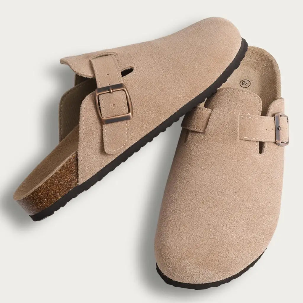 Comwarm Cork Men Clogs Slippers