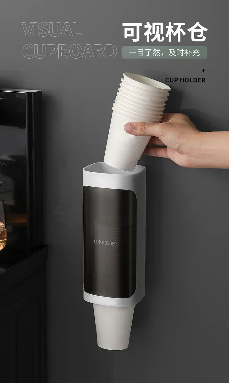 Disposable Cup Holder Automatic Water Dispenser Cup