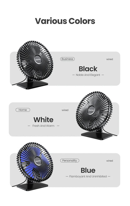 GAIATOP Desk Fan Portable