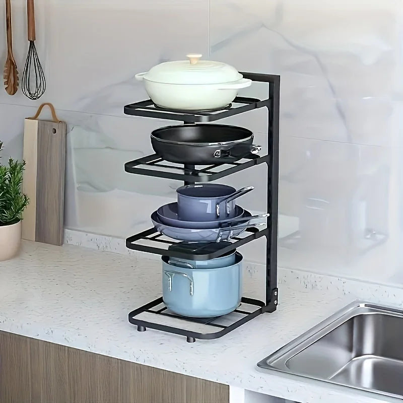 Adjustable Pot Rack Organizer