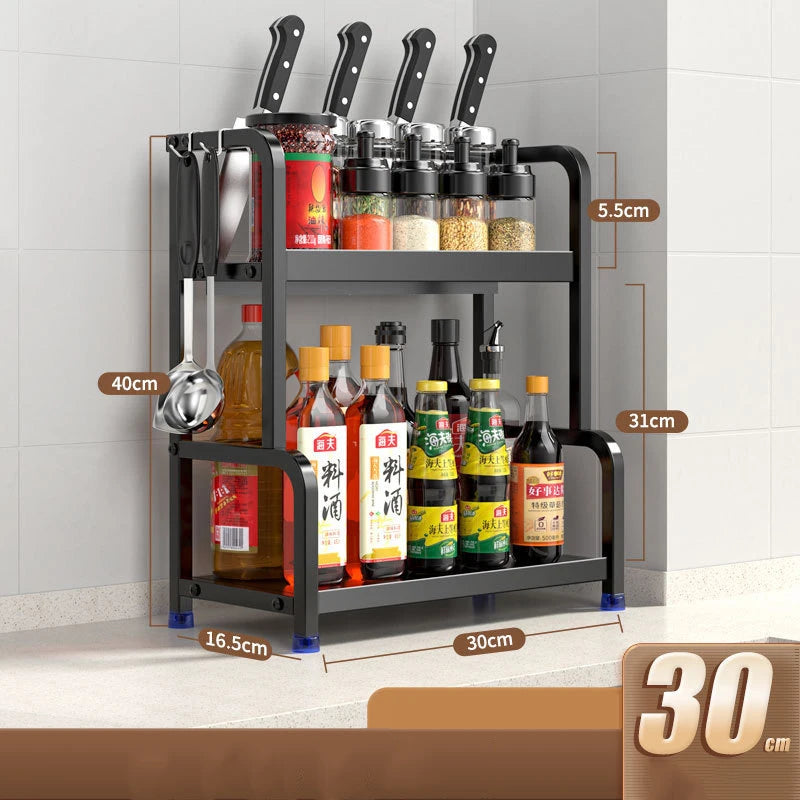 Kitchen Spice Rack Carbon Steel