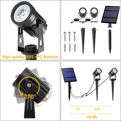 Solar Powered Spotlight LED