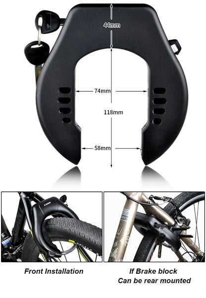 ETOOK Bike Horseshoe Lock Anti-Theft