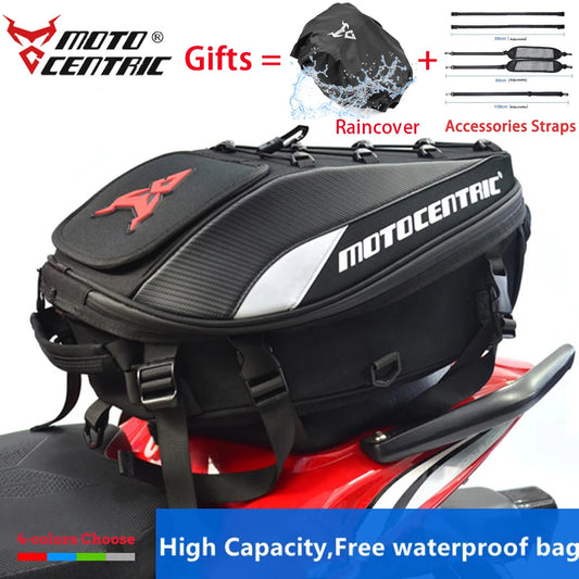 Motocentric Waterproof Motorcycle Tail Bag Multifunction
