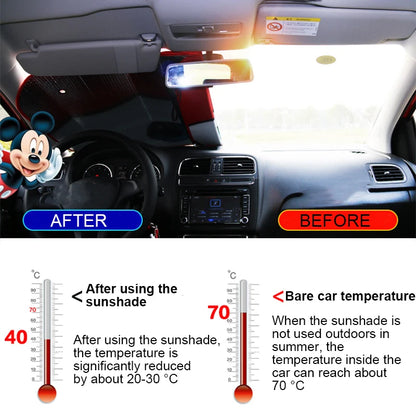 6 Colors Eyes Heated Windshield Sunshade Car Window
