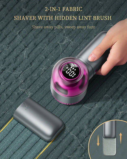 coldSky Lint Remover Sweater Shaver with Digital Display