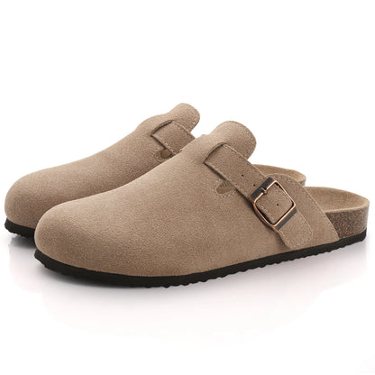 Comwarm Cork Men Clogs Slippers