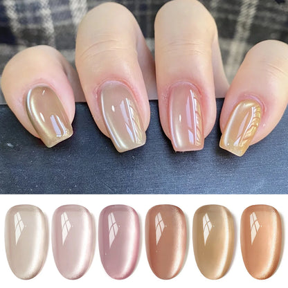 BORN PRETTY 6pcs/set Cat Magnetic Gel Nail