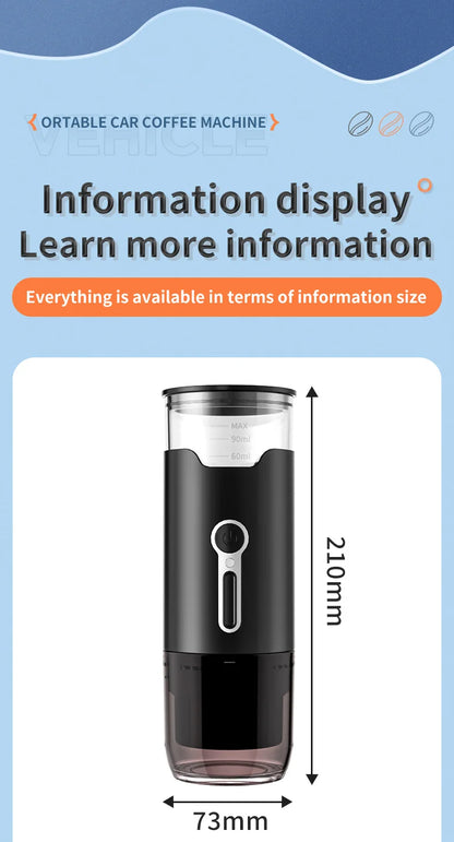 3-in-1 Portable Coffee Maker for Capsule Coffee