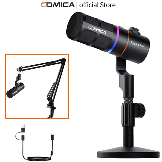 RGB Dynamic Wired Microphone Gaming