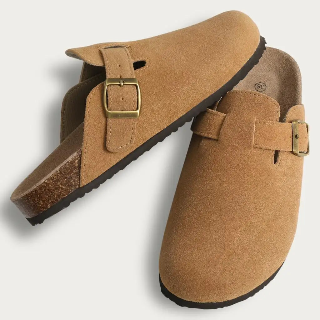Comwarm Cork Men Clogs Slippers