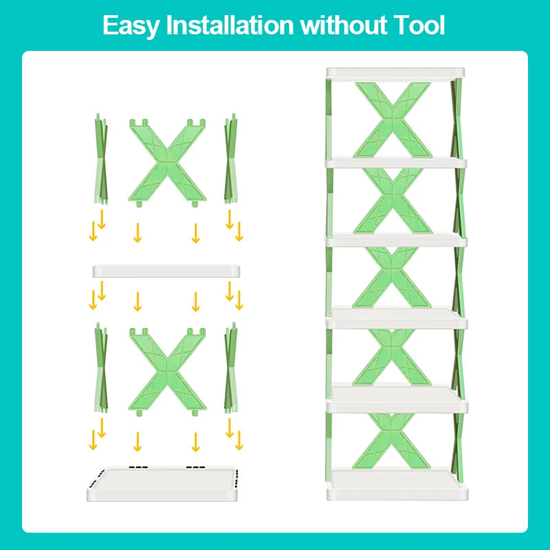 Shoe Rack Storage Organizer Detachable