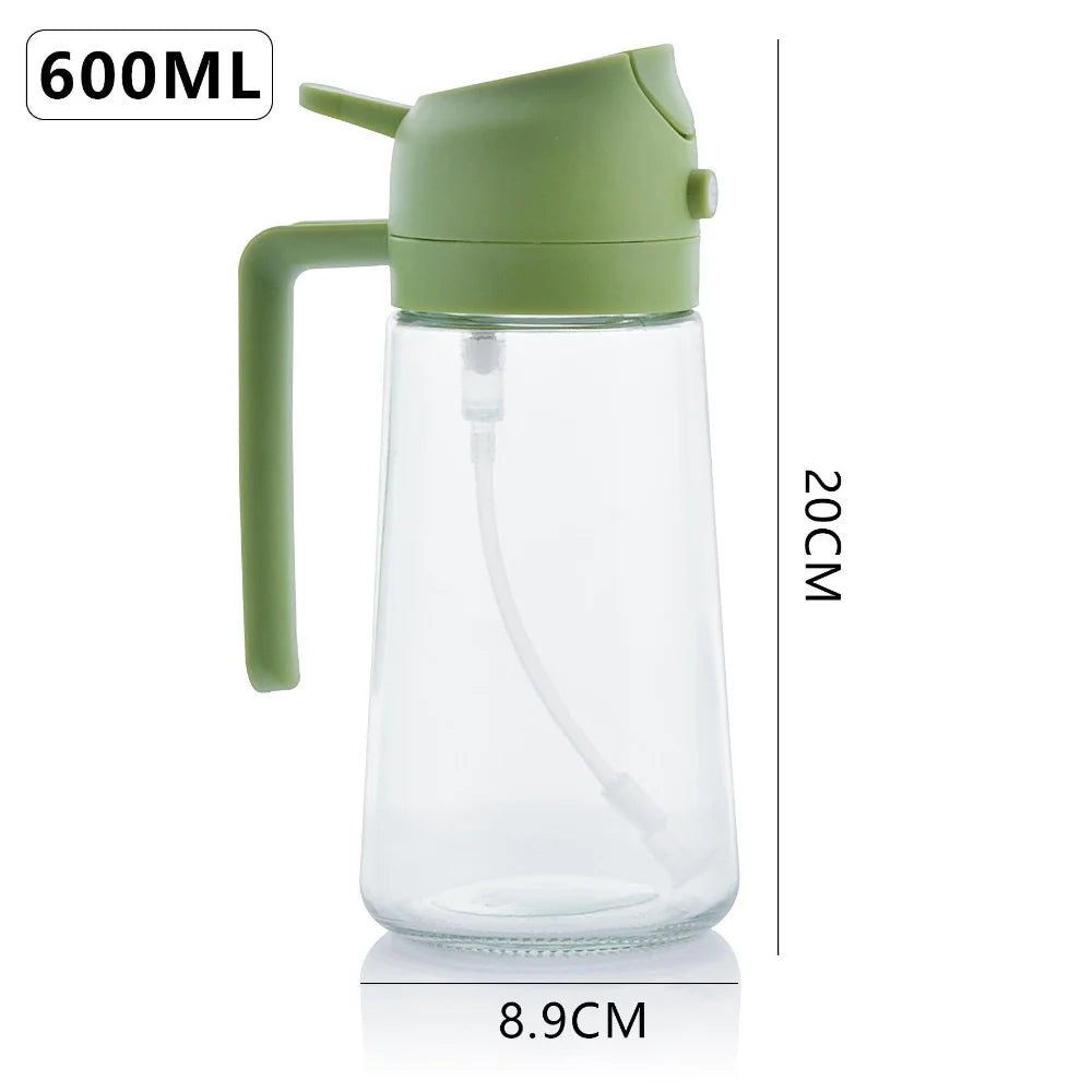 Oil Spray 2-in-1 Glass Household Kitchen Oil Spray