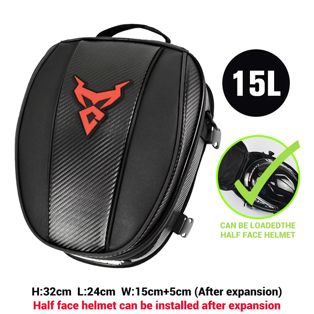 Motocentric Waterproof Motorcycle Tail Bag Multifunction