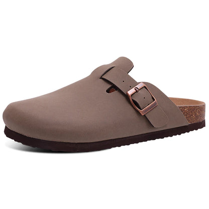 Comwarm Cork Men Clogs Slippers