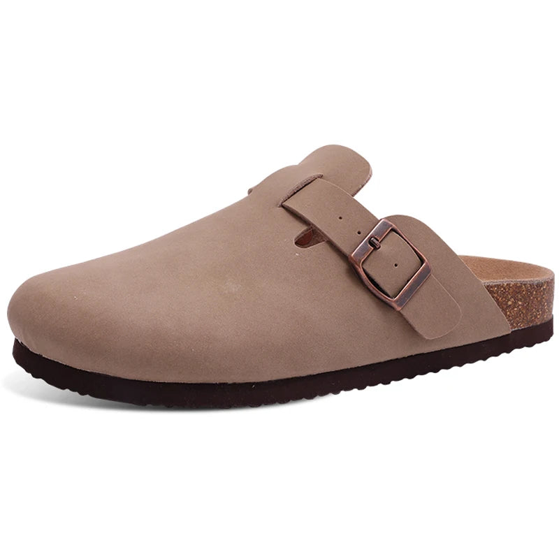 Comwarm Cork Men Clogs Slippers