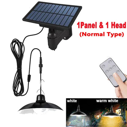 Solar Pendant Light Outdoor Waterproof LED