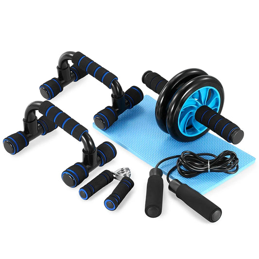 New 5 In 1 Abdominal Fitness Wheel