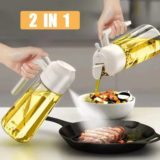 Oil Spray 2-in-1 Glass Household Kitchen Oil Spray