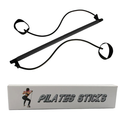 Yoga Pilates Bar Stick with Resistance Band
