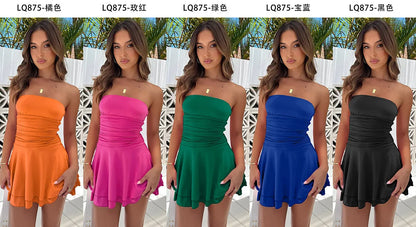 New Summer Sleeveless Off Shoulder Dresses