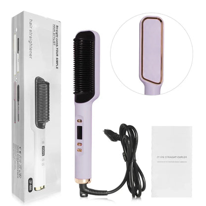 Electric Hot Comb Straight Hair Straightener