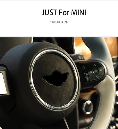 Italy Super Suede Car Steering Wheel Cover For Mini Cooper