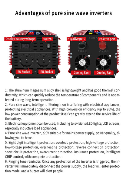 Inverters 12V to 220V