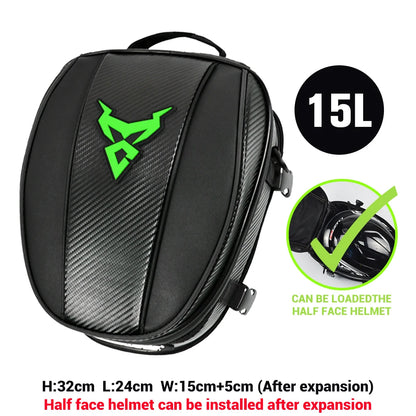 Motocentric Waterproof Motorcycle Tail Bag Multifunction