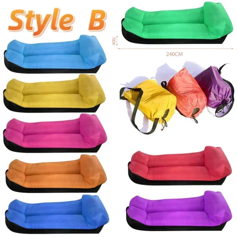 Inflatable Sofa Mattress Folding Camping  Air