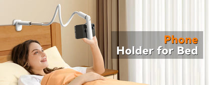 Eary Gooseneck Phone Stand Holder For Bed Kitchen Magnetic