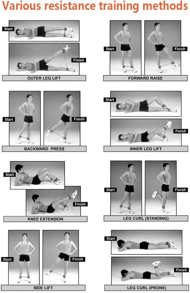 Ankle Resistance Training Speed and Agility Training Tool Ankle Resistance Bands for Football Basketball Taekwondo Yoga Boxing